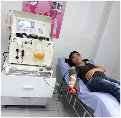Ứng dụng gạn tách tiểu cầu bằng máy tự động tại Bệnh viện Đa khoa tỉnh Hải Dương